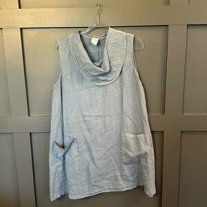 Match Point Linen Dress- Size Medium